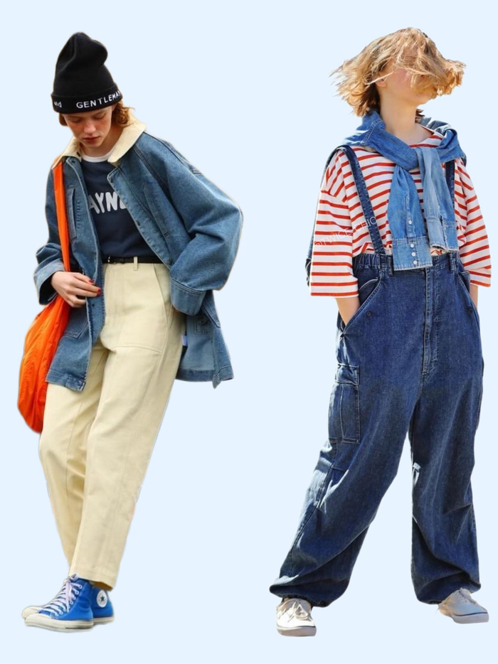 关于早春牛仔的日系青春穿搭手册011cluel