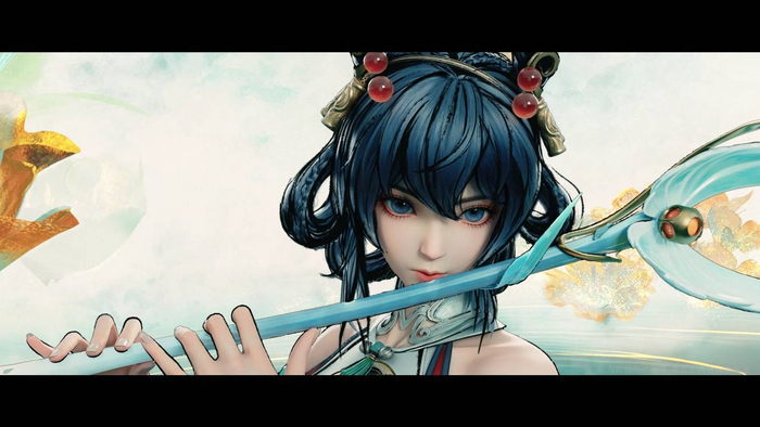 王者水墨武侠cg高光壁纸,阿离真的好美