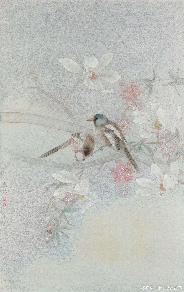 画家江宏伟花鸟画