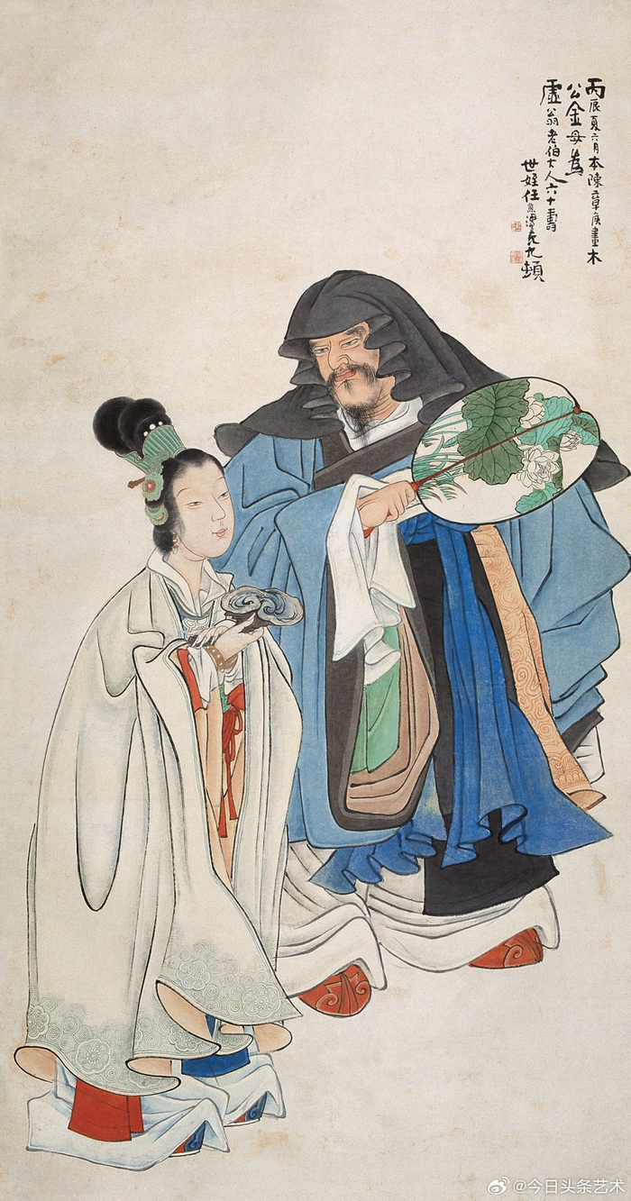 清代画家任熊人物画