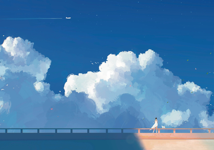 蓝色系ipad电脑壁纸真的爱了!|ipad|蓝色系|壁纸_新浪新闻