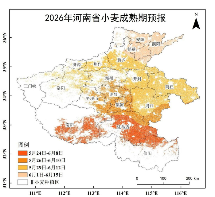 麦收期间全省大部降水偏多!2026年河南“三夏”天气气候趋势发布__财经头条__新浪财经