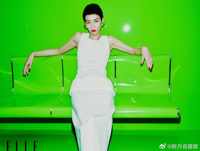 刘雯这寸头太有气场了好看超模的气质太绝了