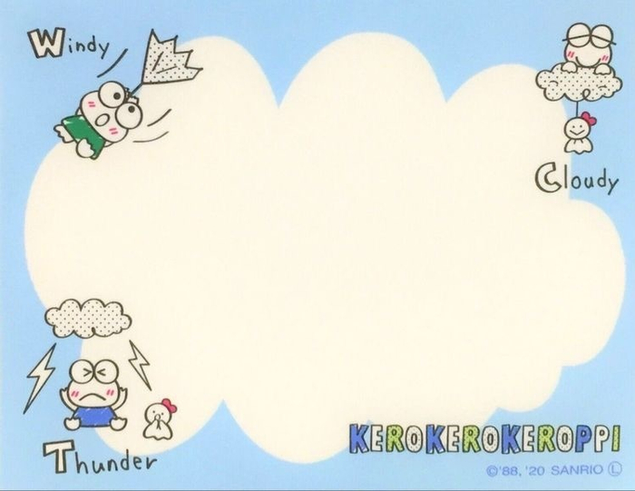 电子笔记三丽鸥古早便签模版太爱啦67356735