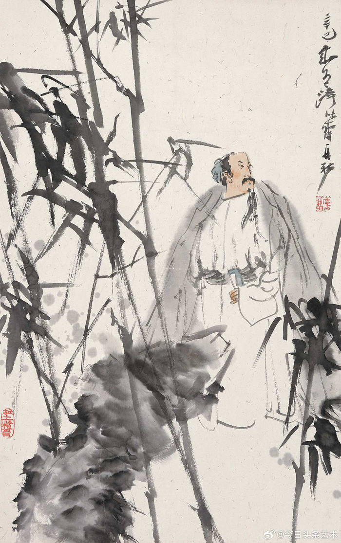 画家苗再新人物画