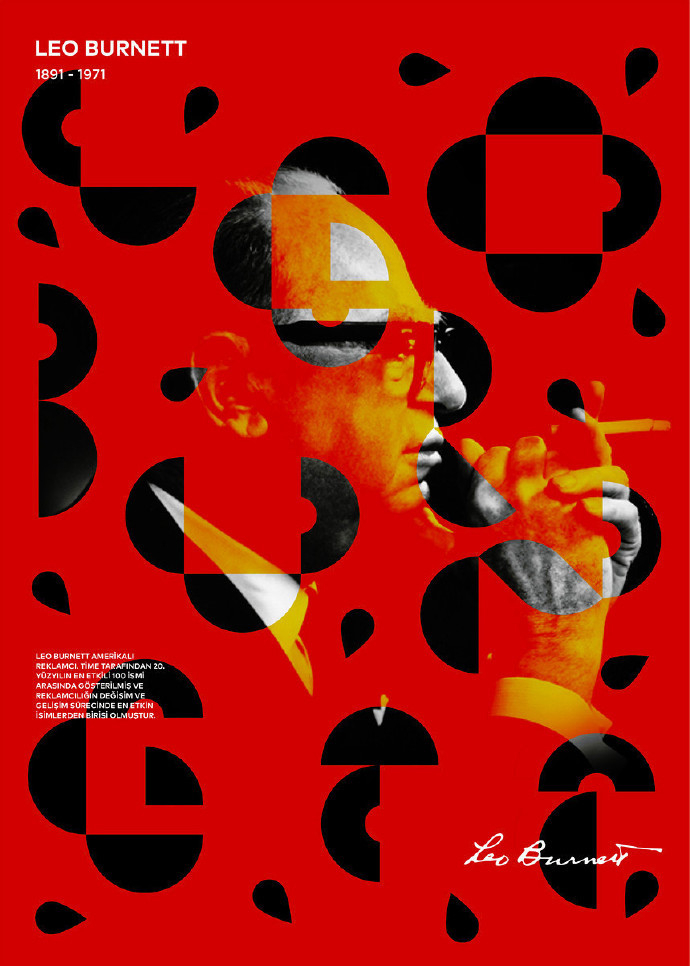 设计师ahmetbarin的字体海报设计作品欣赏