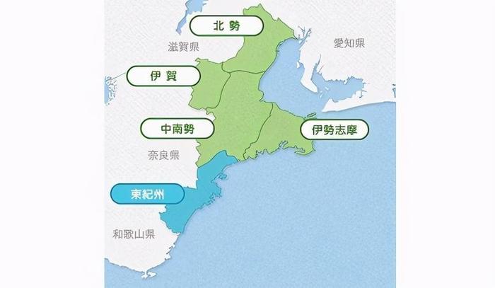 以地理位置来说,东纪州位于纪伊半岛的东南方,西边和南边与和歌山相邻