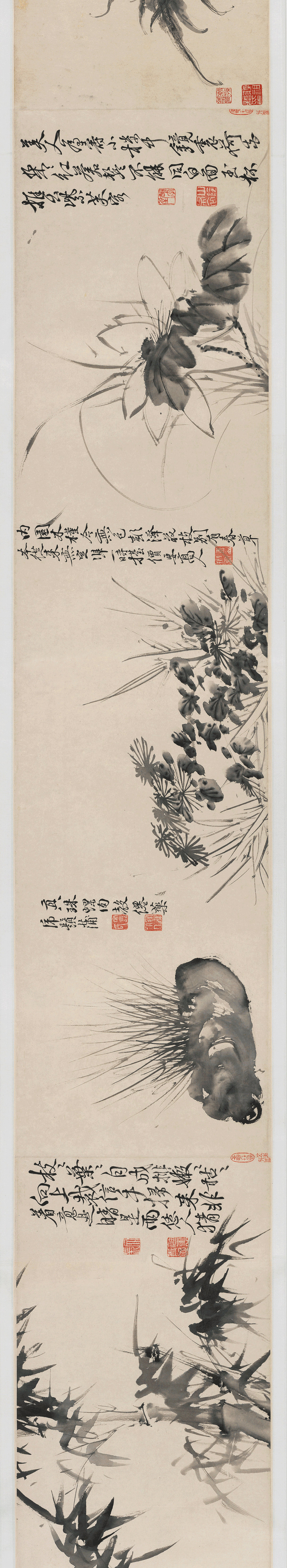 访古丨徐渭十二墨花图