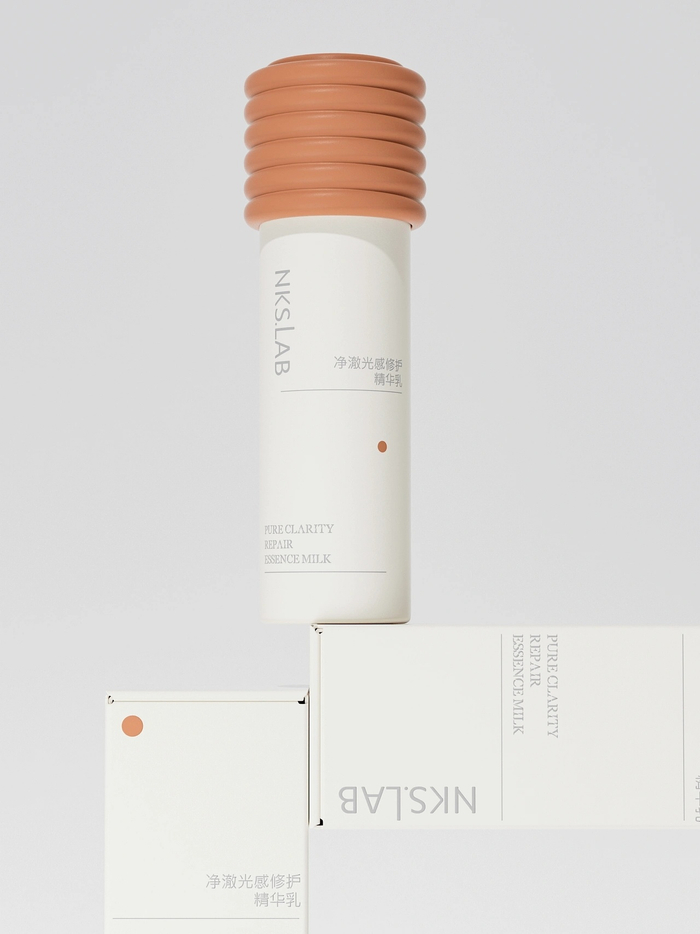 nkslab护肤品包装视觉设计byaox凹形