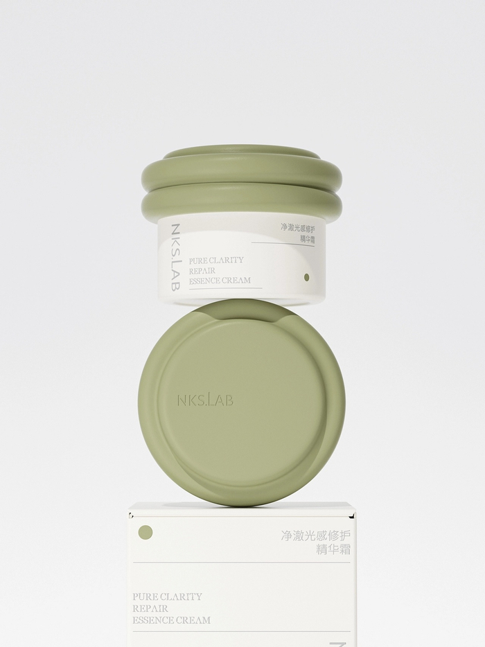 nkslab护肤品包装视觉设计byaox凹形