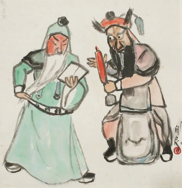 中国最受冷落的大师,被这个山东80后发掘了|关良|林玉柱|纸本_新浪