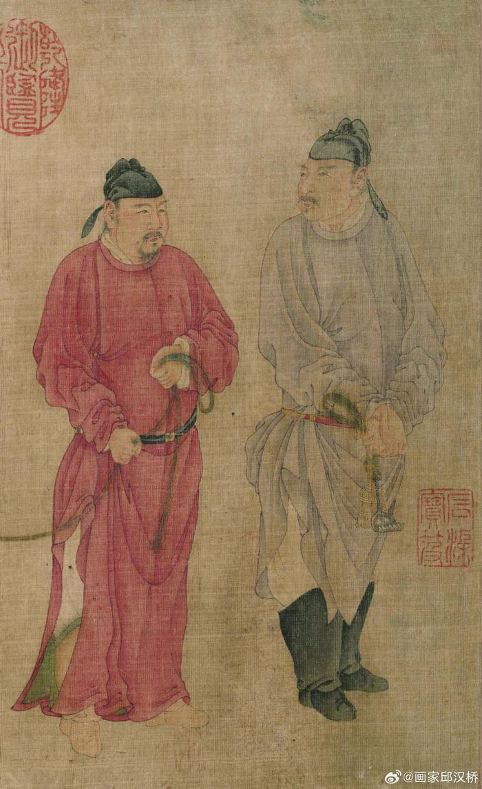 元代人物画图片