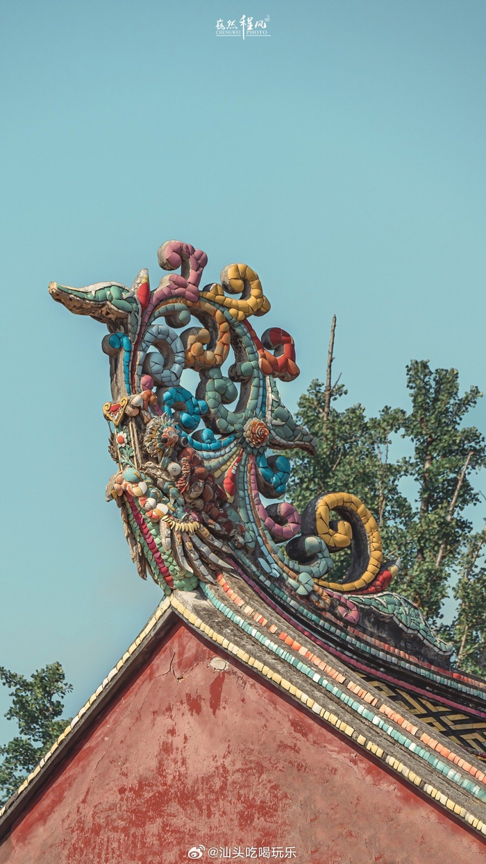 潮汕屋顶上的艺术在厝角头嵌出斑斓世界