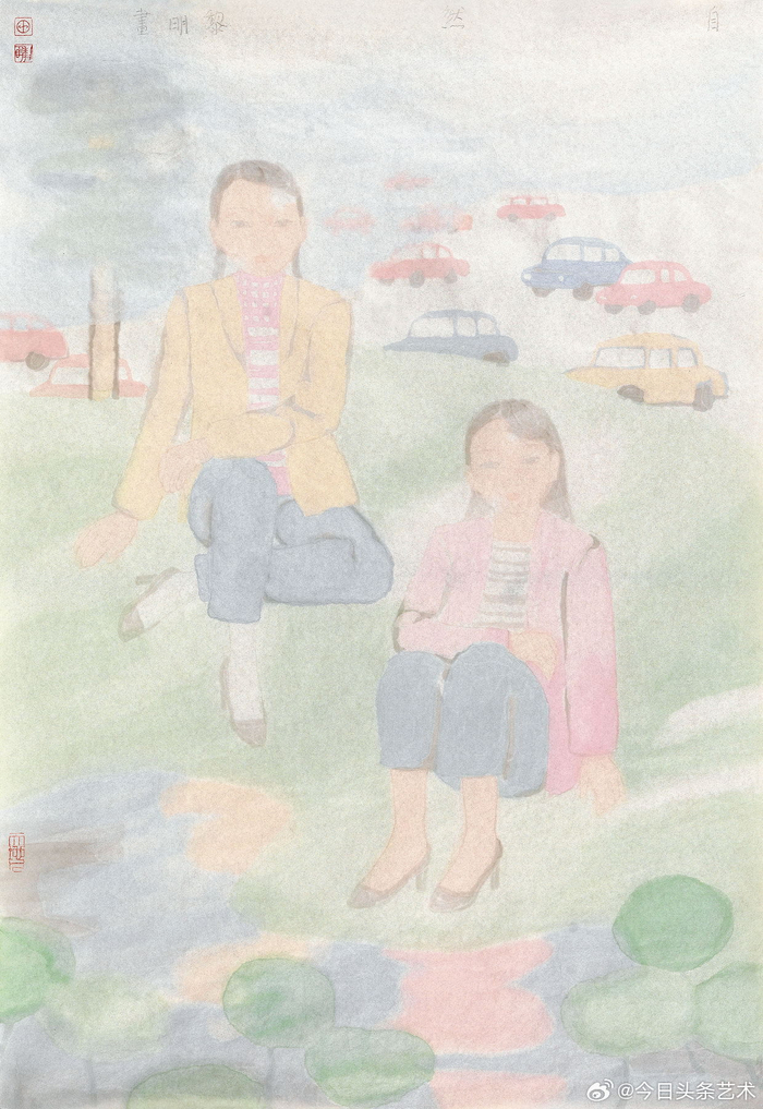 田黎明人物画__财经头条