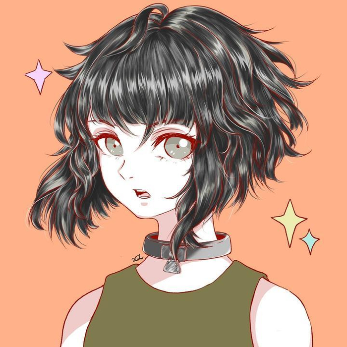 动漫头发画法,这样画头发也太简单了吧!