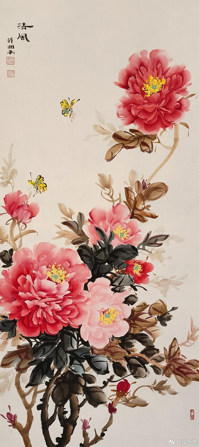 国礼画家‖牡丹圣手——诗湘|牡丹|画家|国画_新浪新闻