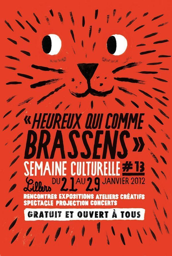 充满趣味的宠物图形创意海报设计欣赏!