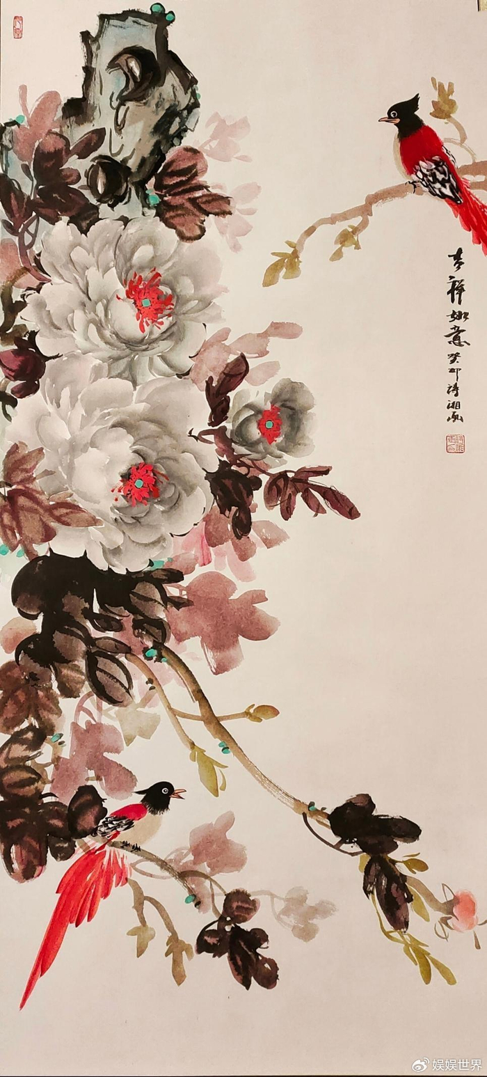 国礼画家‖牡丹圣手——诗湘|牡丹|画家|国画_新浪新闻