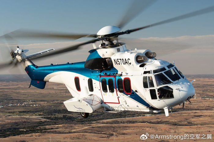 空客h225垂直补给直升机