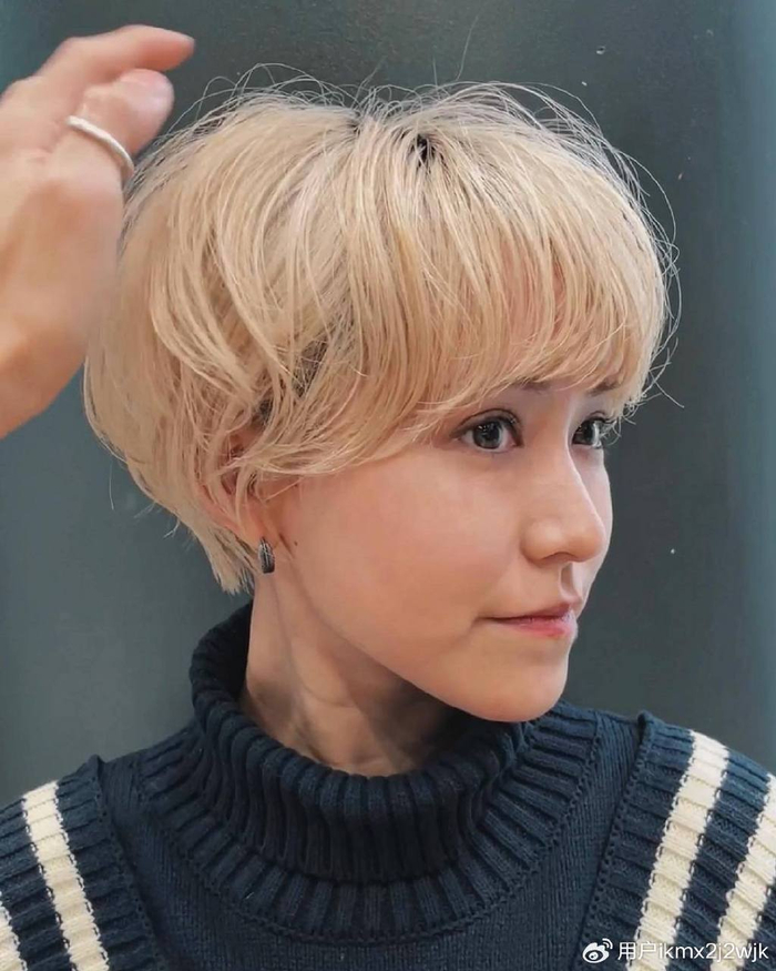 试试纹理烫,蓬松时尚美美哒|短发|烫发|头发_新浪新闻