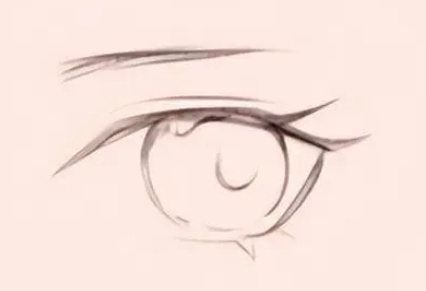 动漫人物眼睛画法步骤!