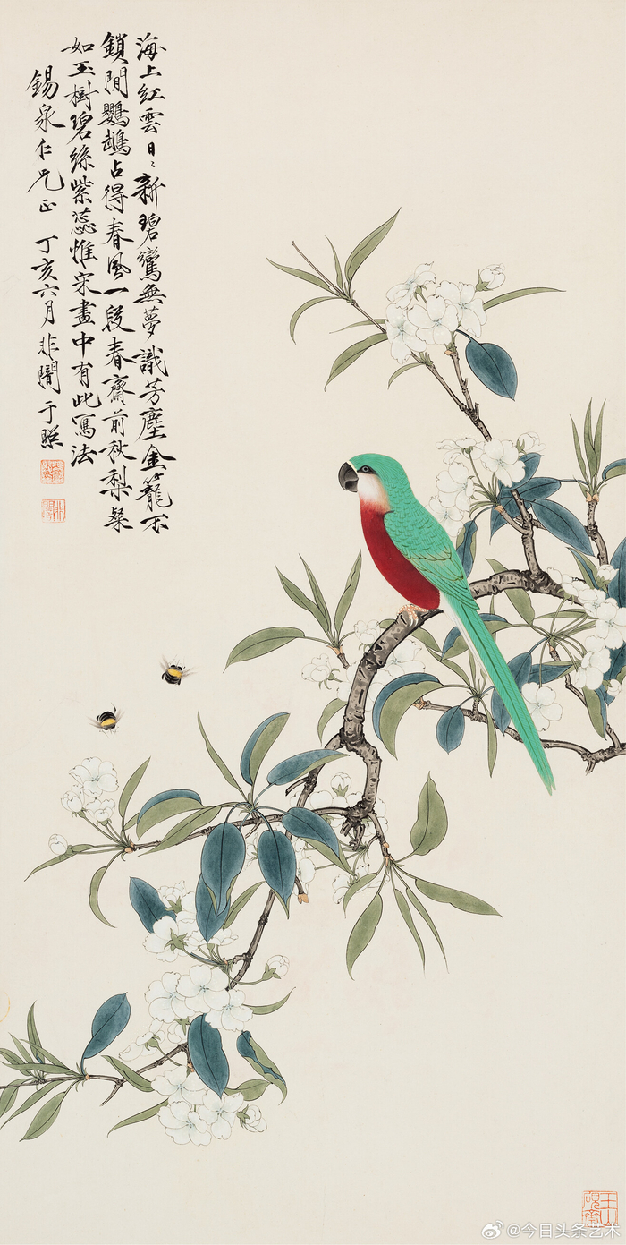 1/ 9画家于非闇笔下的鹦鹉 672/ 9画家于非闇笔下的鹦鹉 673/ 9