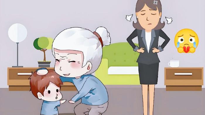 奶奶带孙子逛超市，娃把冷藏柜砸坏了，奶奶的回应让店员无语极了