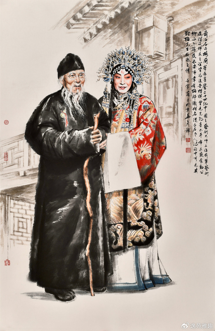 【作品赏析】杜彦锋戏曲画韵:水墨丹青映梨园,国粹风华传千古|杜彦锋