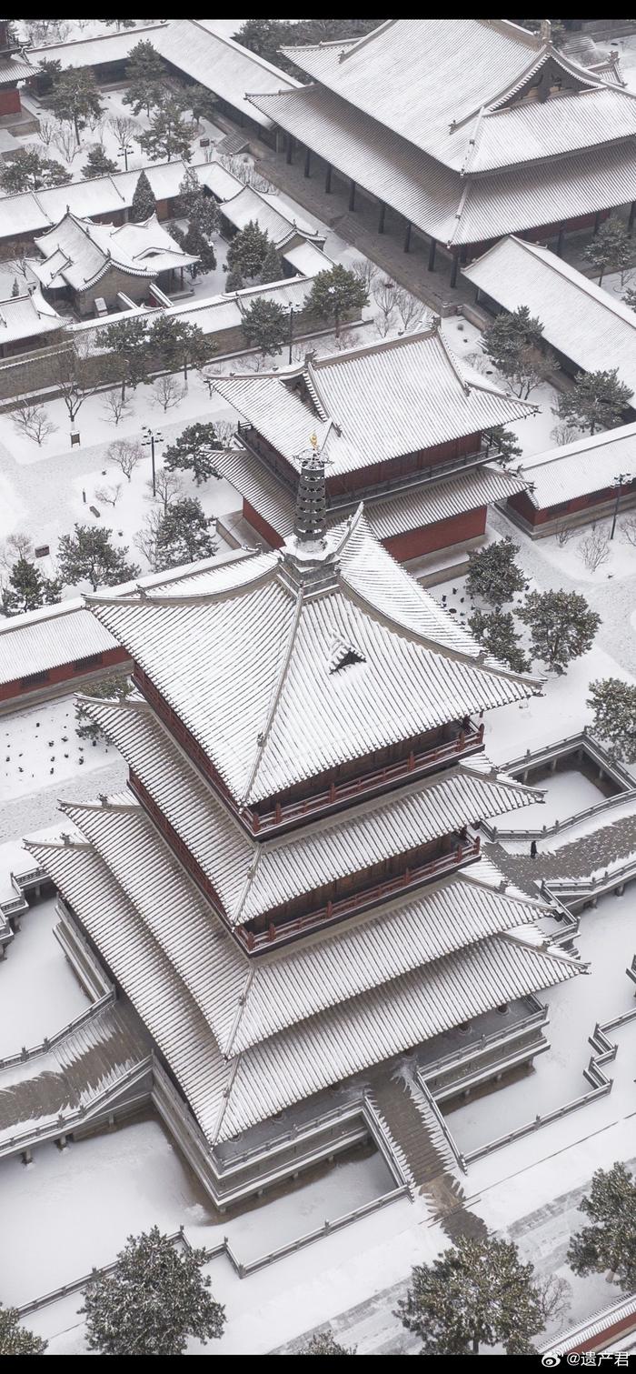 大同雪景图片