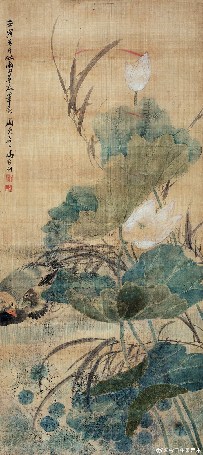 清末画家马家桐花鸟画|花鸟画|画家|马家桐
