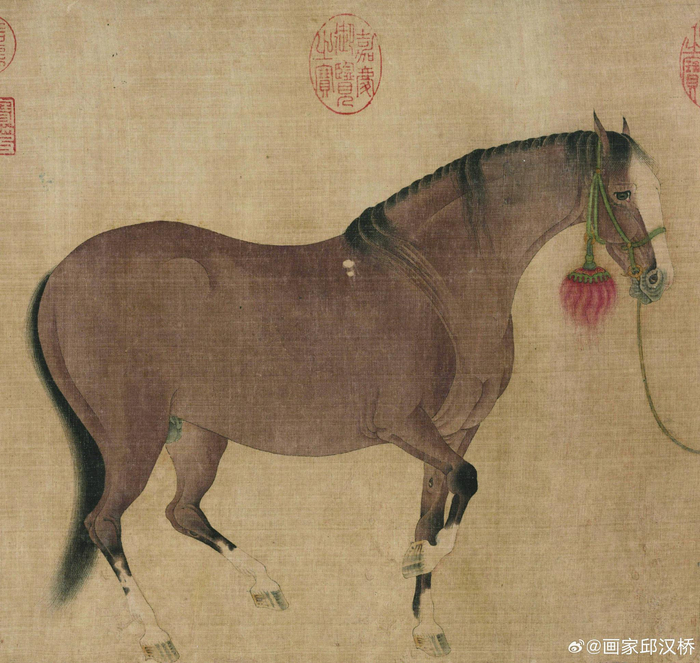 元代任仁发《人马图》卷
