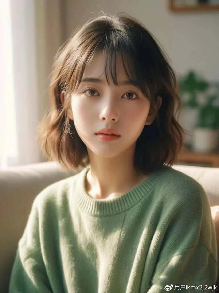 齐脸卷发来了,蓬松瘦脸真时尚,爱美女性别错过|发型|瘦脸|头发_新浪