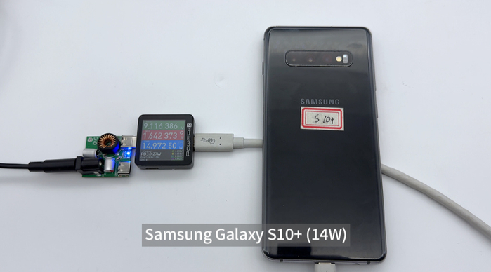 支持多种充电协议兼容三星华为全系英集芯ip6565充电兼容性测试