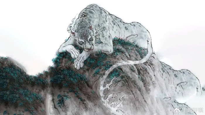 山海经异兽：孟极，像豹子，善于隐藏和逃脱__财经头条__新浪财经