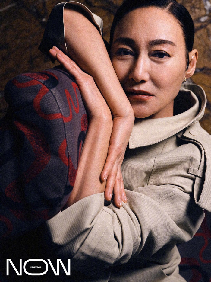 惠英红登marieclairenow春季刊封面人物时尚大片