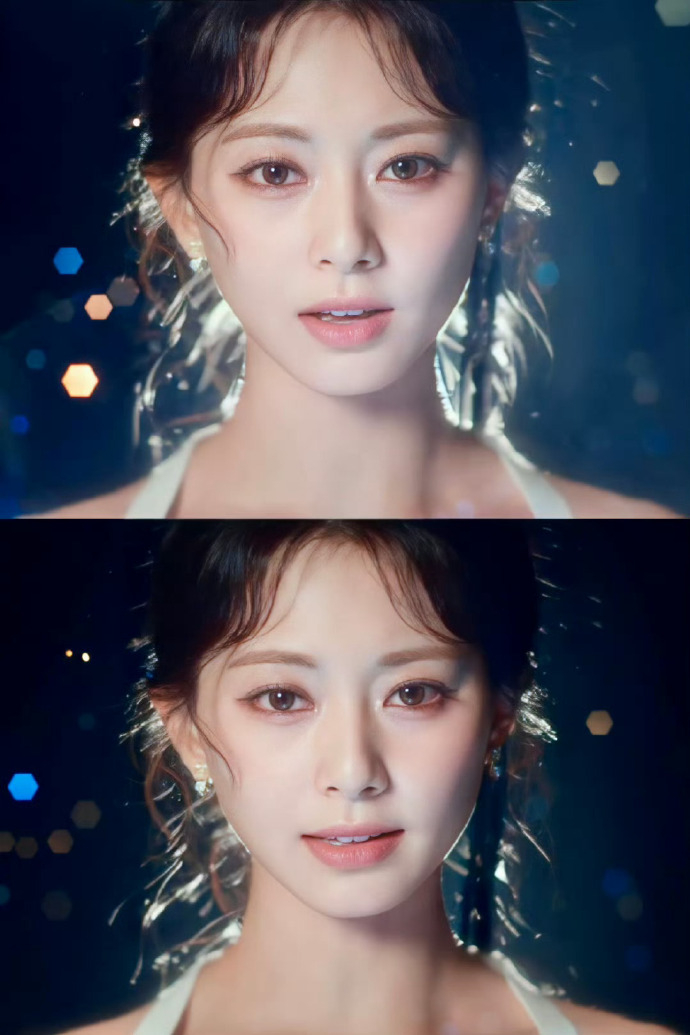 周子瑜回归镜头 6767,端庄周正的大美女