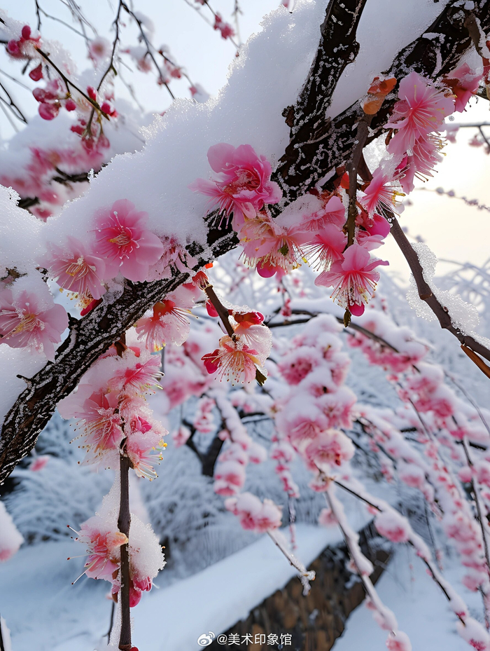 梅须逊雪三分白雪却输梅一段香