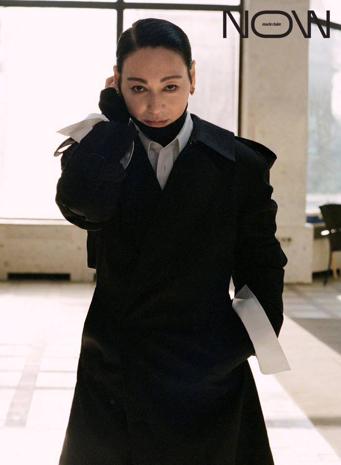 惠英红登marieclairenow春季刊封面人物时尚大片