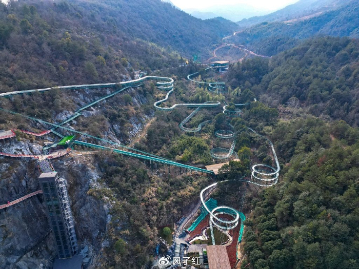 杭州桐庐赤洲岭悬崖乐园