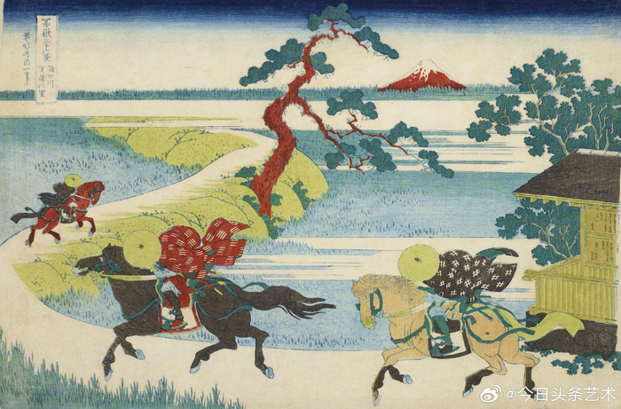 日本画家葛饰北斋绘画作品
