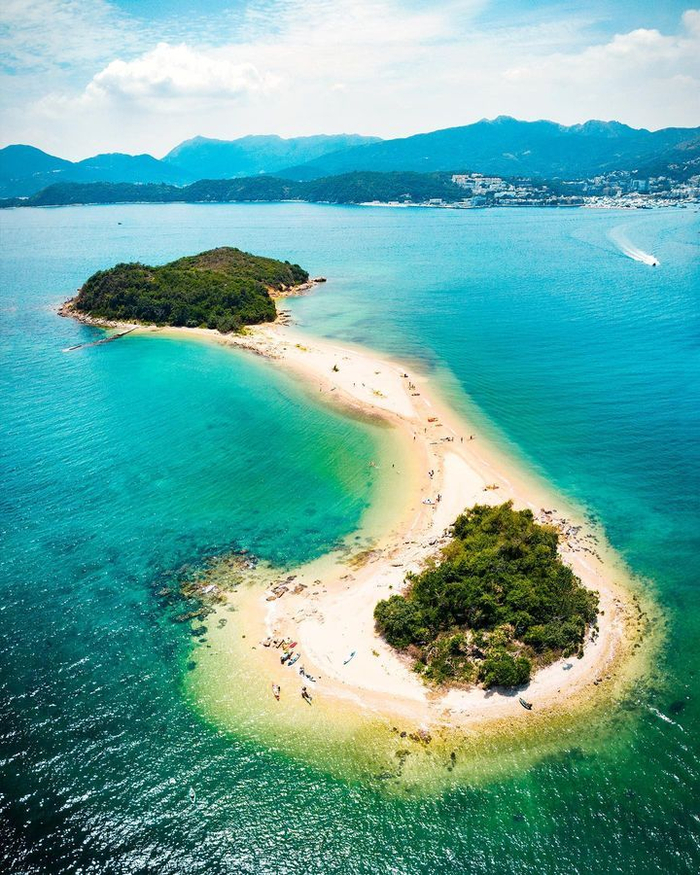 香港荒岛:白沙洲 岛上没居民,以前有个码头