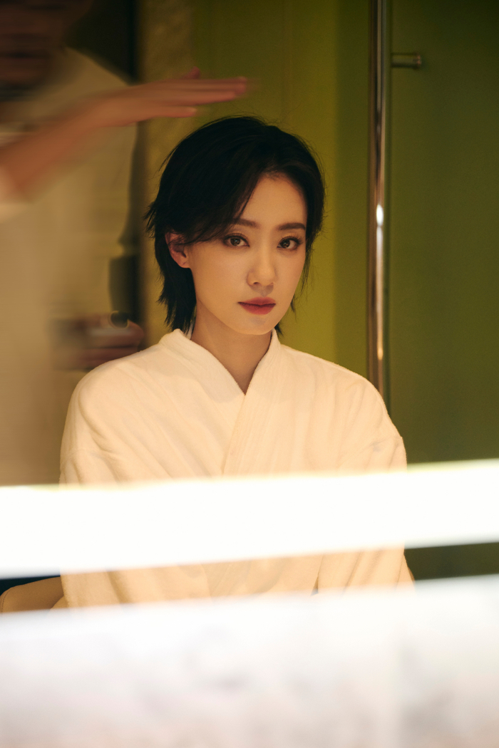 张小斐短发造型姐姐我直接hi老公太帅太飒了吧
