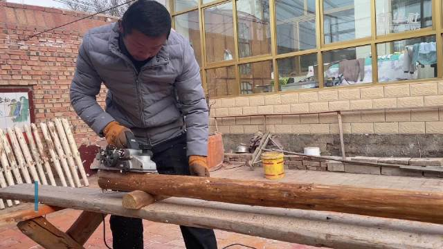 青海湟中:高跷制作 匠心传承
