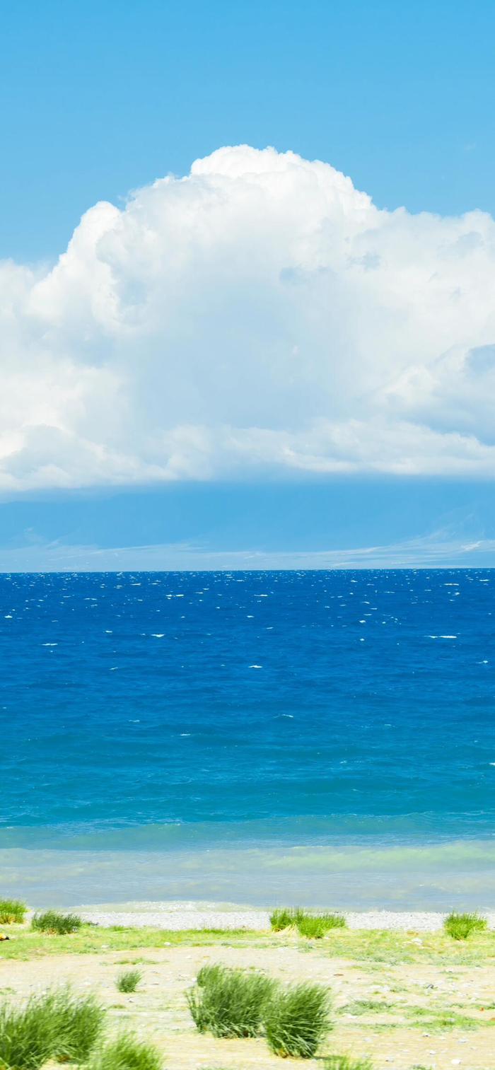 赛里木湖苹果手机拍照，旅游帮手