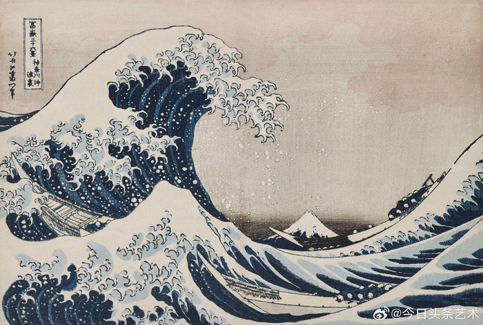日本画家葛饰北斋绘画作品