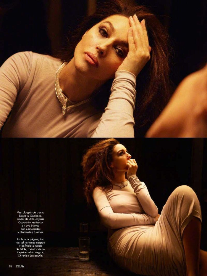 莫妮卡贝鲁奇monica bellucci 登上 telva españa 2025年一月刊
