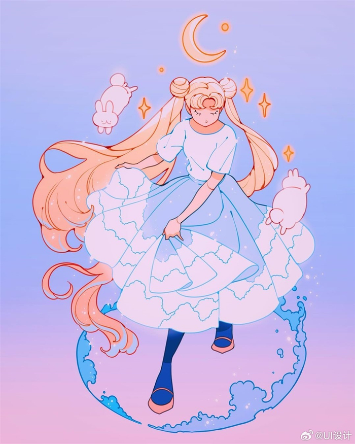 优雅专注梦幻唯美人物插画作品|插画|梦幻|人物_新浪新闻