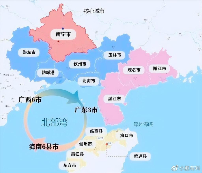 中央选定北部湾城市群6城,建1个国际和5个全国综合交通枢纽城市