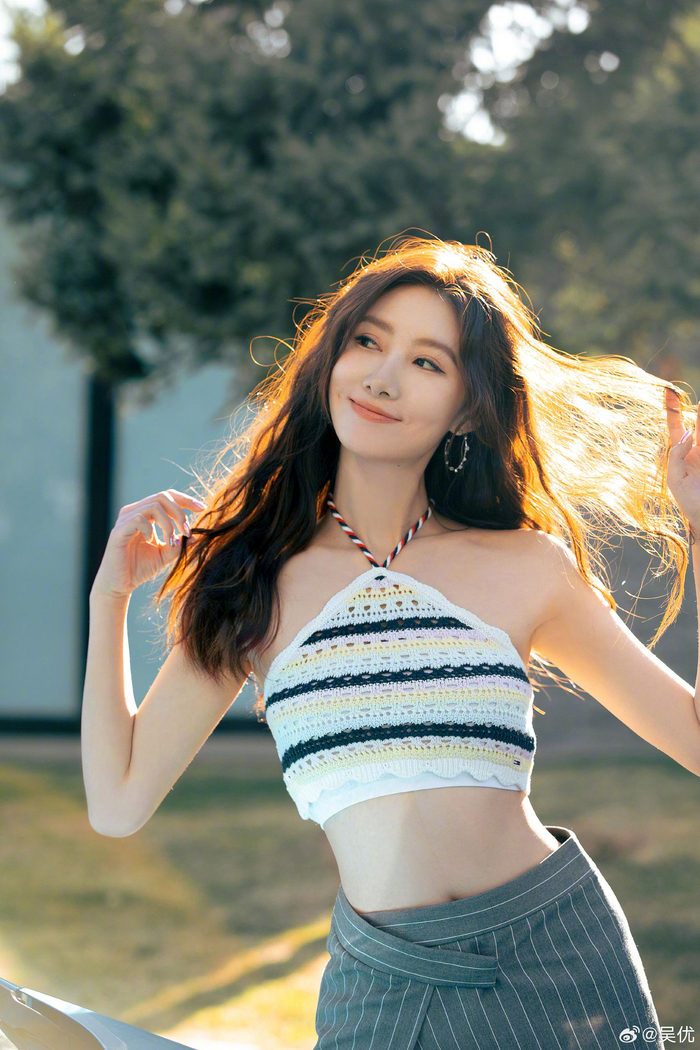 吴优这一次的妆面实在是太干净太有气质了