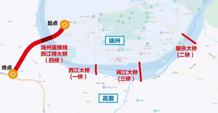 肇明高速线路图图片